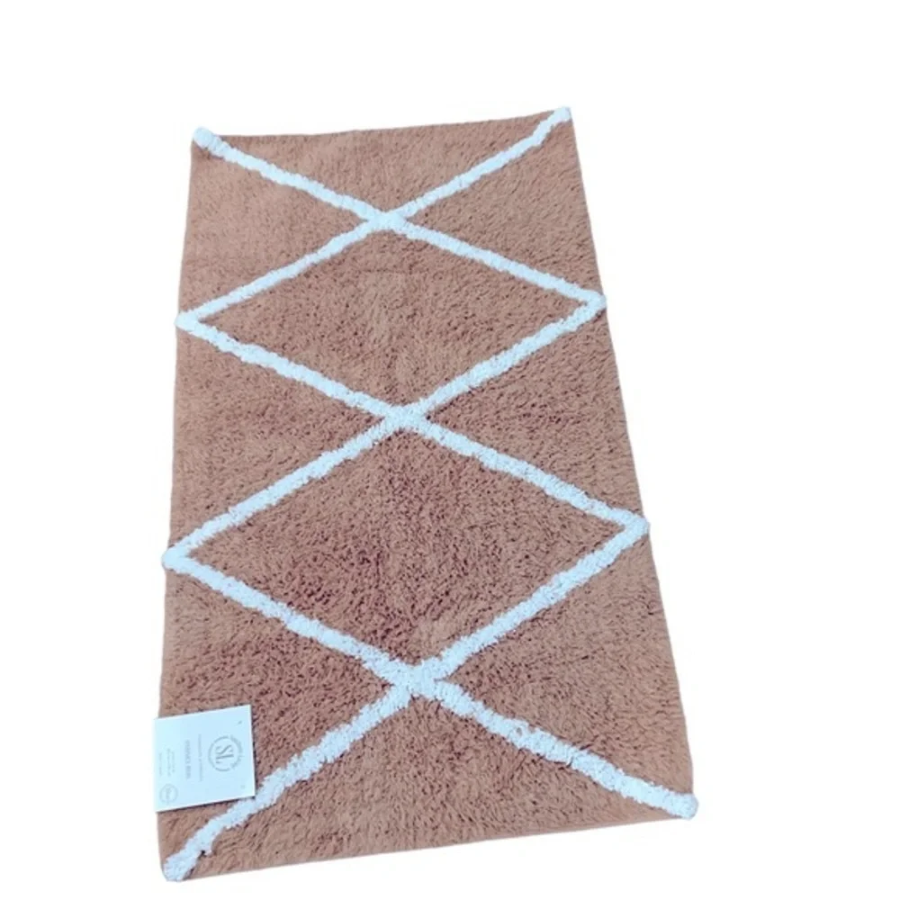 NWT SET Simplicity Collection by Southern Living Ombre shower curtain Rug SYDNEY